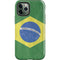 Brazil Flag Distressed iPhone 12 Pro Impact Case